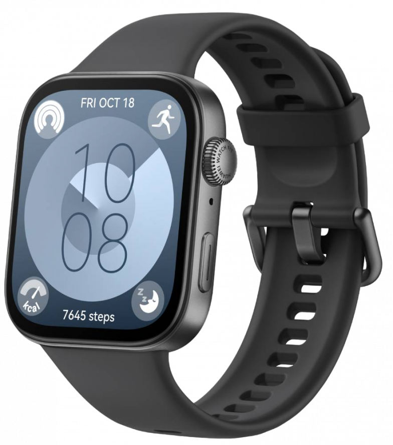 Умные часы HUAWEI Watch Fit 3, черные в Челябинске купить по недорогим ценам с доставкой