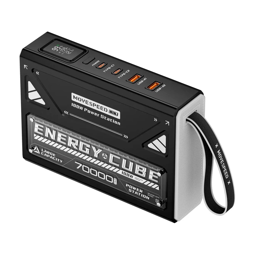 Внешняя зарядная станция Movespeed 70000mAh 3xUSB, USB-C, Micro-USB в Челябинске купить по недорогим ценам с доставкой