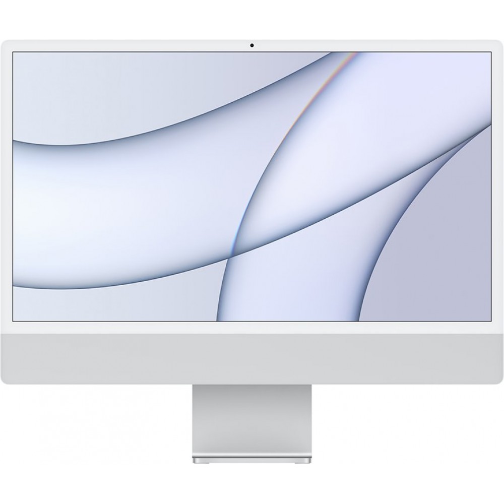 Apple iMac 24" Retina 4,5K, (M3 8C CPU, 8C GPU), 8 ГБ, 256 ГБ SSD, серебристый в Челябинске купить по недорогим ценам с доставкой