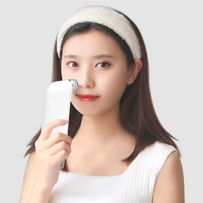 Вакуумный аппарат для чистки лица Doco Small Bubble Pore Remover (BH003) (White) в Челябинске купить по недорогим ценам с доставкой