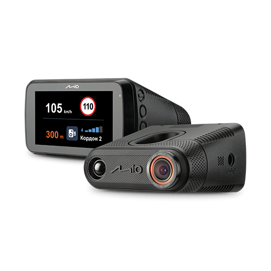 Видеорегистратор Mio MiVue i87, черный в Челябинске купить по недорогим ценам с доставкой