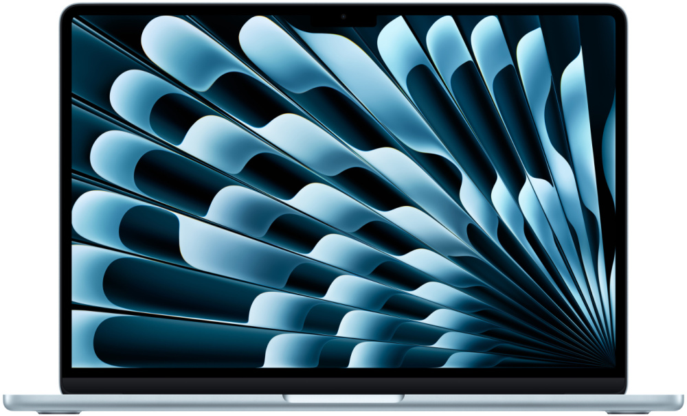 Apple MacBook Air 15" (M4 10C CPU, 10C GPU, 2025) 16 ГБ, 512 ГБ SSD, sky blue в Челябинске купить по недорогим ценам с доставкой