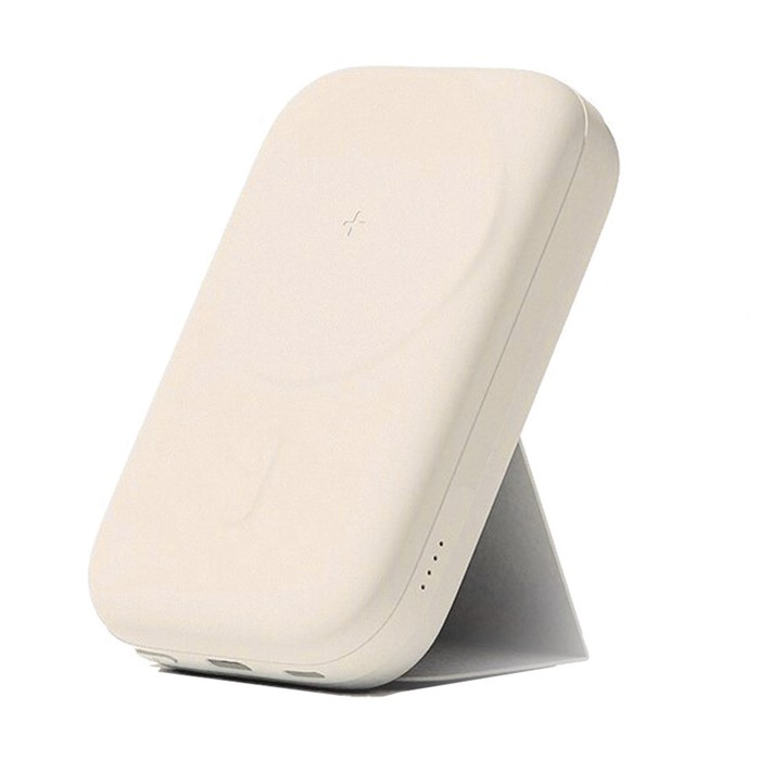 Внешний аккумулятор SOLOVE 10000mAh MagSafe 20W QC 3.0, PD3.0, 3A, бежевый (W13) в Челябинске купить по недорогим ценам с доставкой