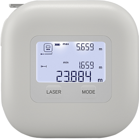 Измерительная лазерная рулетка Xiaomi AKKU Laser Ranging Tape Measure (AK301) в Челябинске купить по недорогим ценам с доставкой