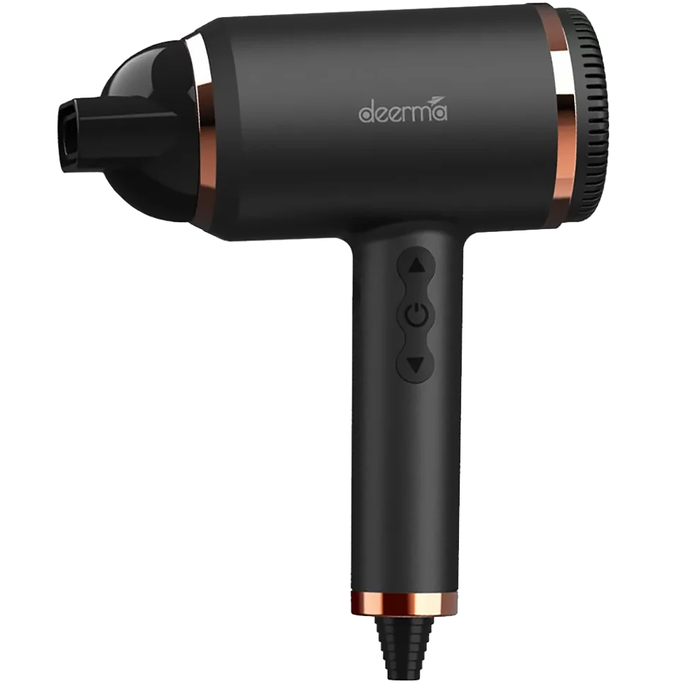 Фен Deerma DEM-CF20W, черный в Челябинске купить по недорогим ценам с доставкой