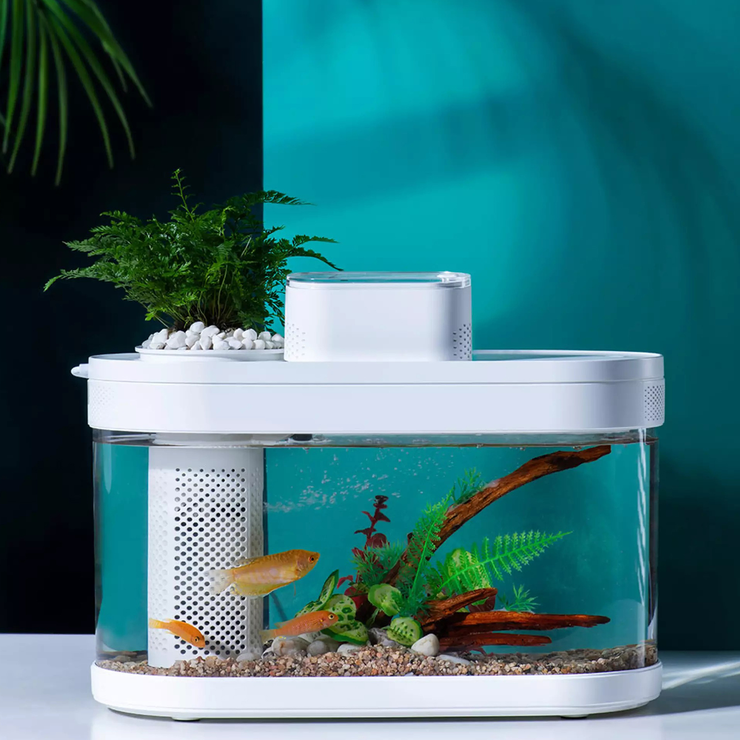 Xiaomi Акваферма Xiaomi Descriptive Geometry C180 Smart Fish Tank Pro в Челябинске купить по недорогим ценам с доставкой