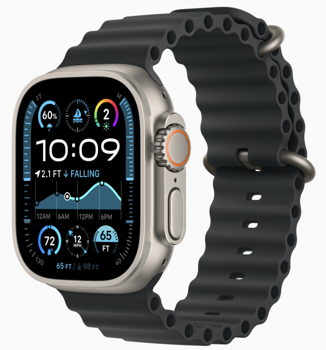 Умные часы Apple Watch Ultra 2 (2024) 49mm Titanium Case with Black Ocean Band (EU) в Челябинске купить по недорогим ценам с доставкой