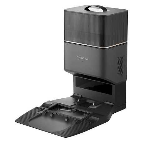 Робот-пылесос со станцией самоочистки Roborock Q5 Pro Plus, черный в Челябинске купить по недорогим ценам с доставкой