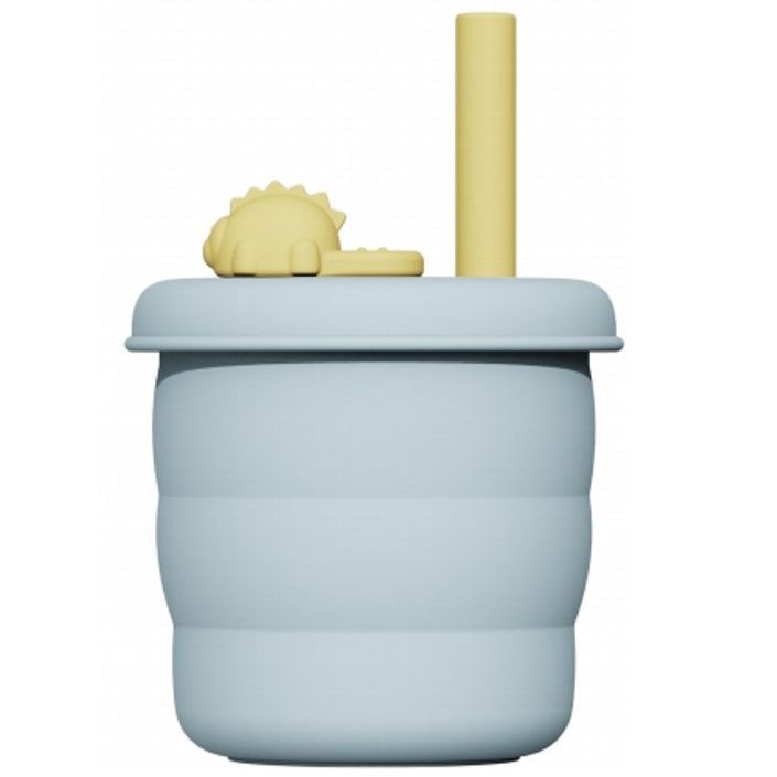 Стакан силиконовый с трубочкой Jordan&Judy 400ml в Челябинске купить по недорогим ценам с доставкой