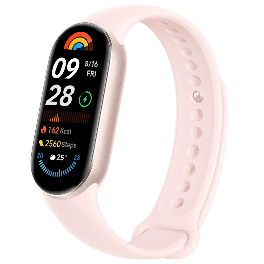 Умный браслет Xiaomi Mi Smart Band 9, розовый (Global) в Челябинске купить по недорогим ценам с доставкой