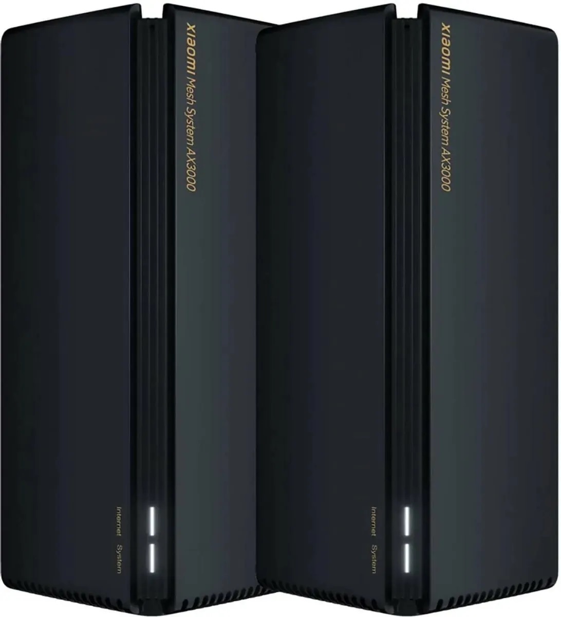 Wi-Fi Mesh система Xiaomi AX3000 (2-Pack), черный в Челябинске купить по недорогим ценам с доставкой