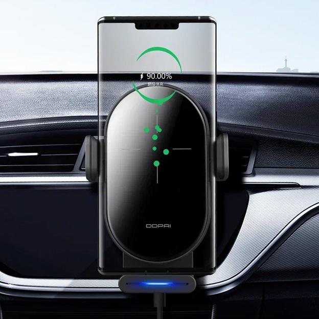 Автомобильный держатель с беспроводной зарядкой DDPAI R1S Wireless Car Charger 15 Вт в Челябинске купить по недорогим ценам с доставкой