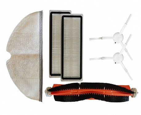 Набор аксессуаров для роботов пылесосов Xiaomi Robot Vacuum Mop,1C,1T,2C,Dreame F9 (6 шт предметов) в Челябинске купить по недорогим ценам с доставкой