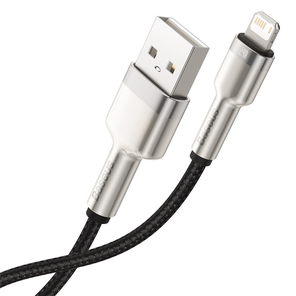 Кабель Baseus Cafule Series USB - Lightning 2.4A 1m (CALJK-A01) в Челябинске купить по недорогим ценам с доставкой