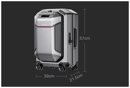 Чемодан Xiaomi Urevo 21" EVA серебристый в Челябинске купить по недорогим ценам с доставкой