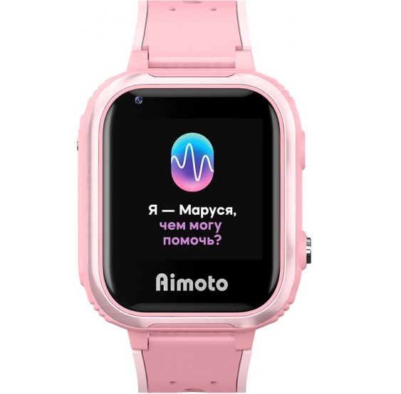 Детские часы Aimoto IQ 4G с Марусей, розовые в Челябинске купить по недорогим ценам с доставкой