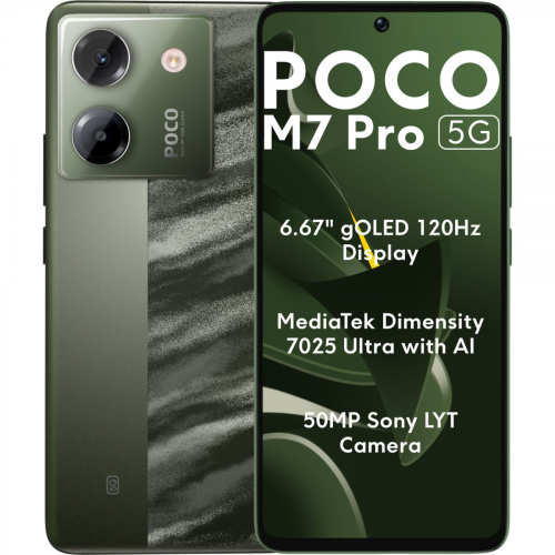 SmartfonXiaomiPOCOM7Pro5G12256GbGreen