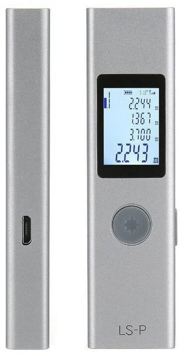 Лазерный дальномер Xiaomi Duka LS-P Laser Range Finder 40 м серый в Челябинске купить по недорогим ценам с доставкой