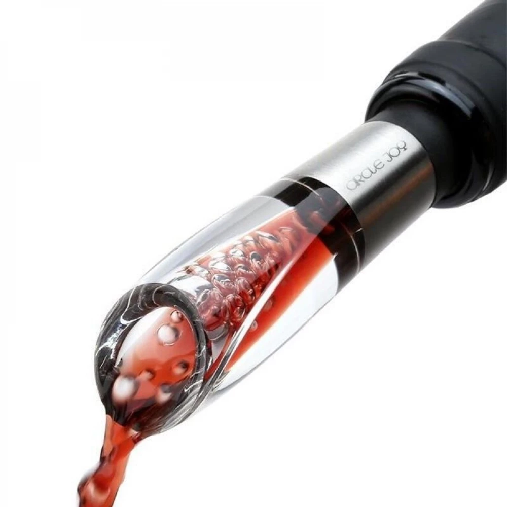 Аэратор для вина Xiaomi Circle Joy Wine Aerator and Pourer, черный/серебристый в Челябинске купить по недорогим ценам с доставкой