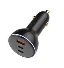 АЗУ LDNIO C102 Super Fast Car charger 2*USB-C & 1+USB-A 160W в Челябинске купить по недорогим ценам с доставкой