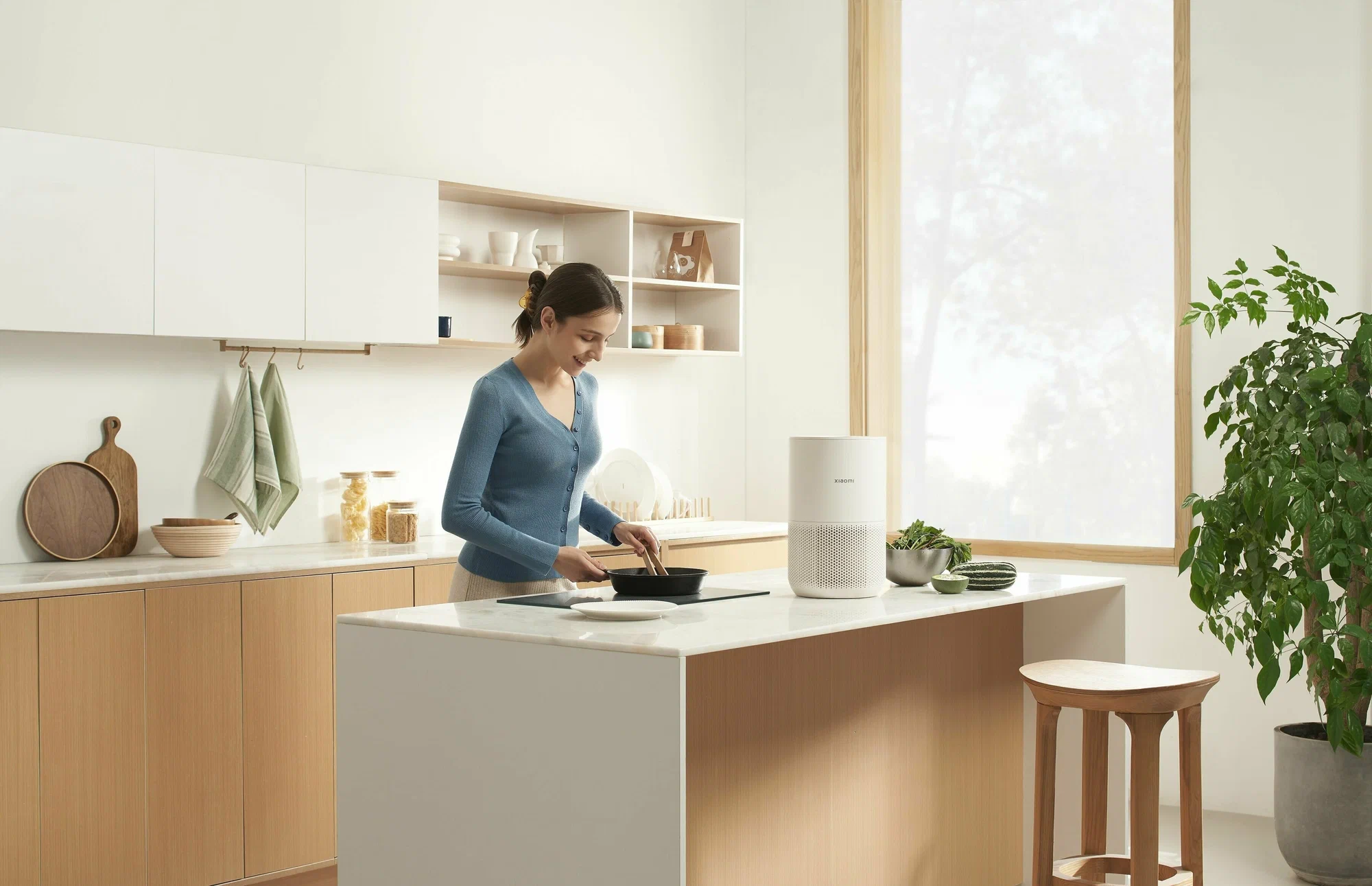 Очиститель воздуха Xiaomi Smart Air Purifier 4 Compact в Челябинске купить по недорогим ценам с доставкой