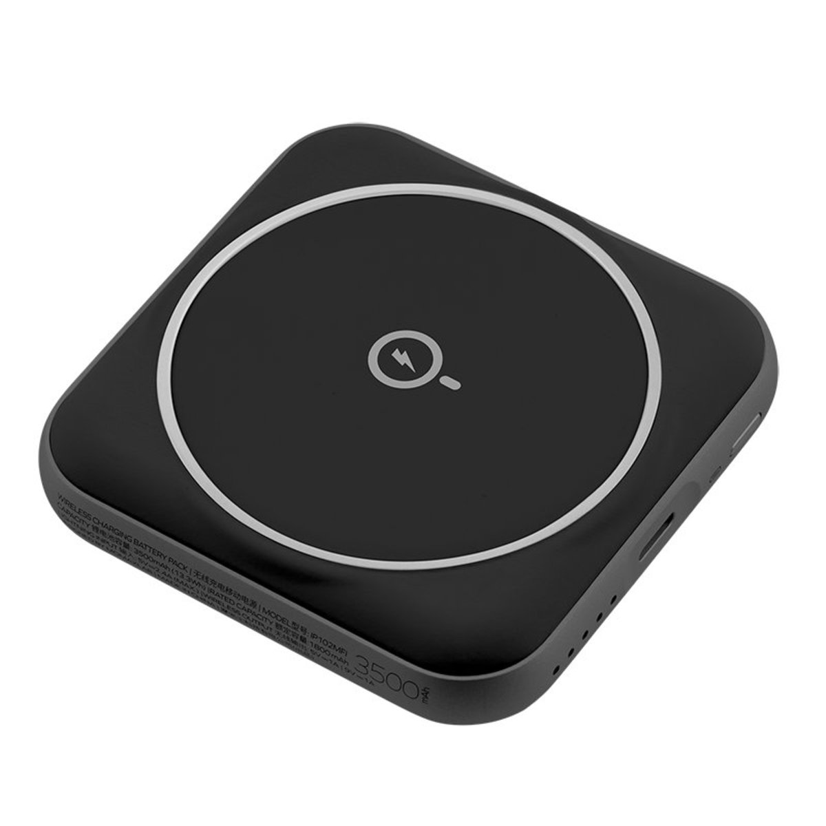 Внешний аккумулятор MOMAX Q.Mag Power 2 3500mAh c MagSafe 10W, черный (IP102MFID) в Челябинске купить по недорогим ценам с доставкой