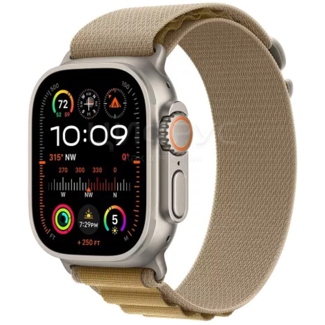 Умные часы Apple Watch Ultra 2 (2024) 49mm Titanium Case with Alpine Loop tan (EU) в Челябинске купить по недорогим ценам с доставкой