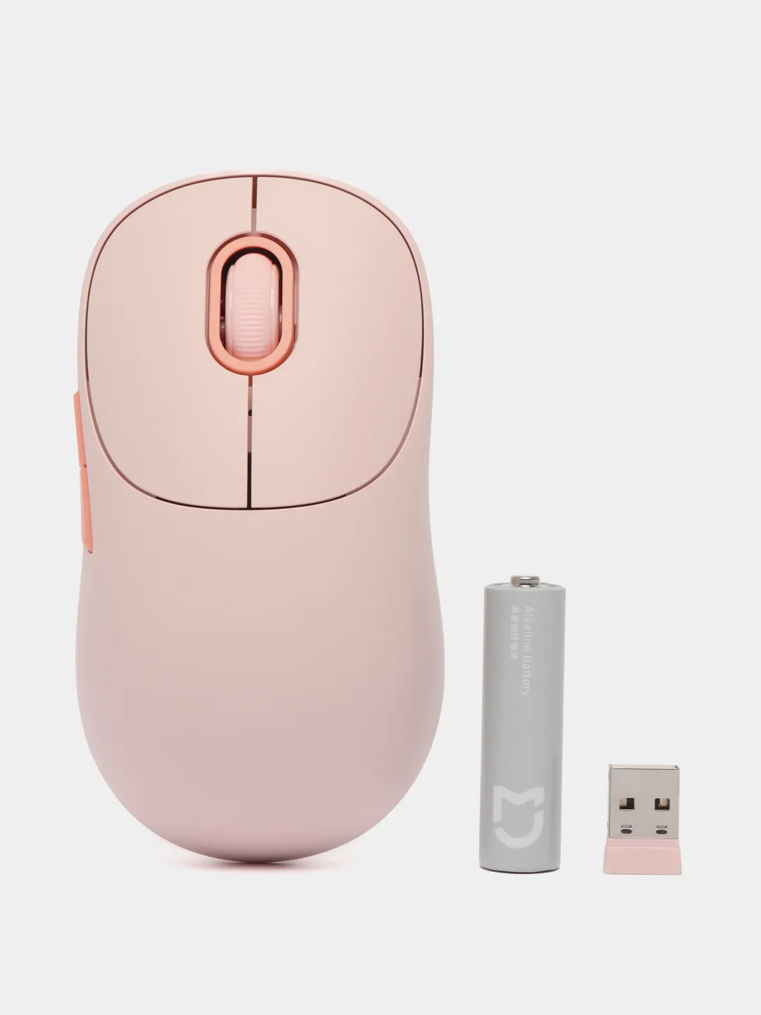 Мышь беспроводная Xiaomi Wireless Mouse 3, розовый (XMWXSB03YM) в Челябинске купить по недорогим ценам с доставкой