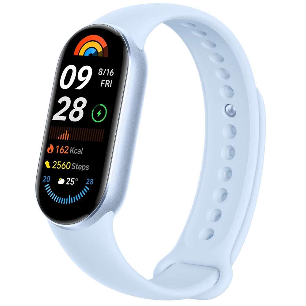 Умный браслет Xiaomi Mi Smart Band 9, синий (Global) в Челябинске купить по недорогим ценам с доставкой