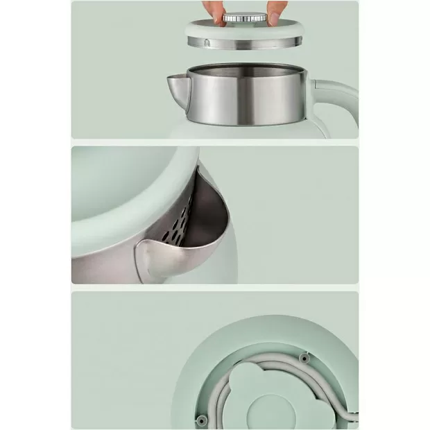 Умный электрочайник Xiaomi Ocooker Kettle Green (CR-SH1501) в Челябинске купить по недорогим ценам с доставкой