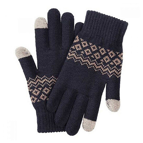 Перчатки Xiaomi Touchscreen Winter Wool Gloves Black в Челябинске купить по недорогим ценам с доставкой