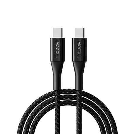 Кабель MOCOLL Alfa Series Type-C - Type-C, белый в Челябинске купить по недорогим ценам с доставкой
