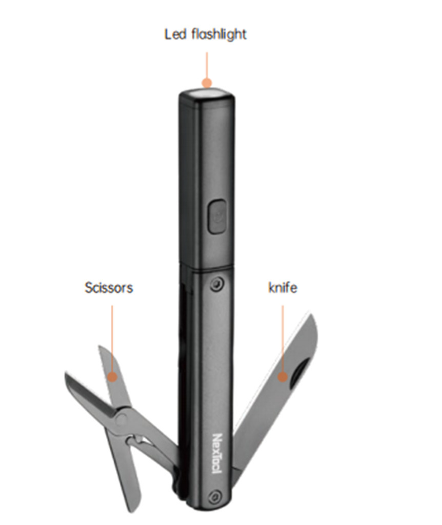 Мультитул Xiaomi NexTool Multifunction Pen 3 in 1 NE20026 (Black) в Челябинске купить по недорогим ценам с доставкой