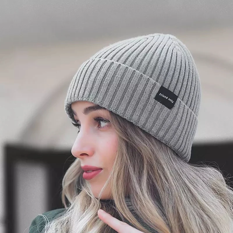 Вязаная шапка Xiaomi Youpin FO Gray (42-58) в Челябинске купить по недорогим ценам с доставкой