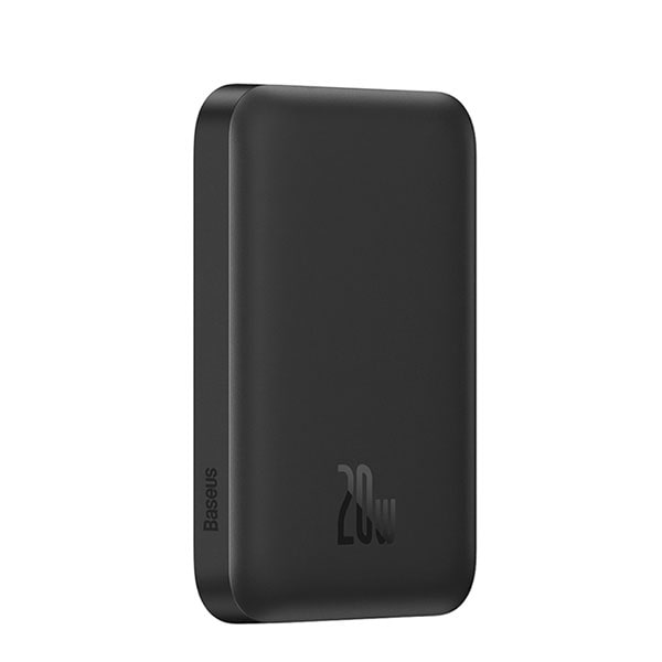 Внешний аккумулятор с беспроводной зарядкой Baseus Magnetic Mini Wireless 20000mAh 20W чёрный в Челябинске купить по недорогим ценам с доставкой