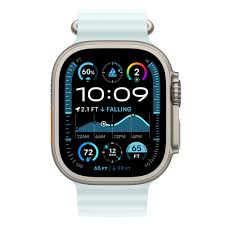 Умные часы Apple Watch Ultra 2 (2024) 49mm Titanium Case with Ice Blue Ocean Band (EU) в Челябинске купить по недорогим ценам с доставкой