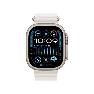 Умные часы Apple Watch Ultra GPS+Cellular 49mm Titanium Case with White Ocean Band (EU) в Челябинске купить по недорогим ценам с доставкой