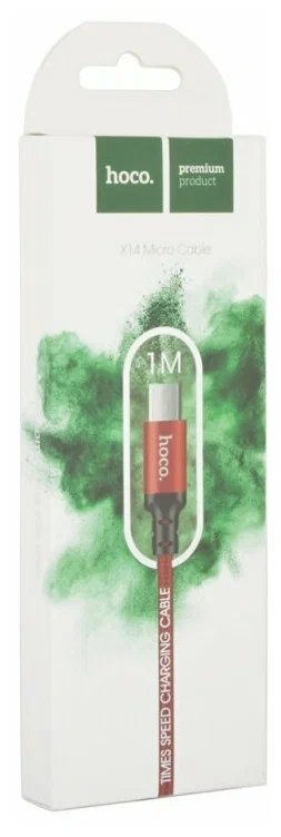 Кабель HOCO X14 Times Speed Micro-USB (L=1M) в Челябинске купить по недорогим ценам с доставкой