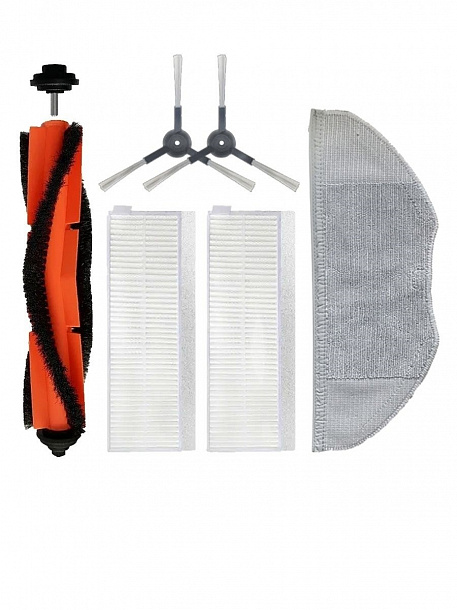 Набор аксессуаров для роботов пылесосов Xiaomi Mijia G1, Mop Essential (6 шт предметов) в Челябинске купить по недорогим ценам с доставкой