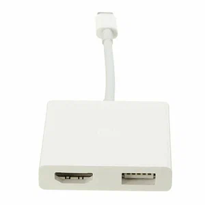 Переходник/адаптер Xiaomi USB Type-C - USB / HDMI (ZJQ01TM), 0.15 м, белый в Челябинске купить по недорогим ценам с доставкой