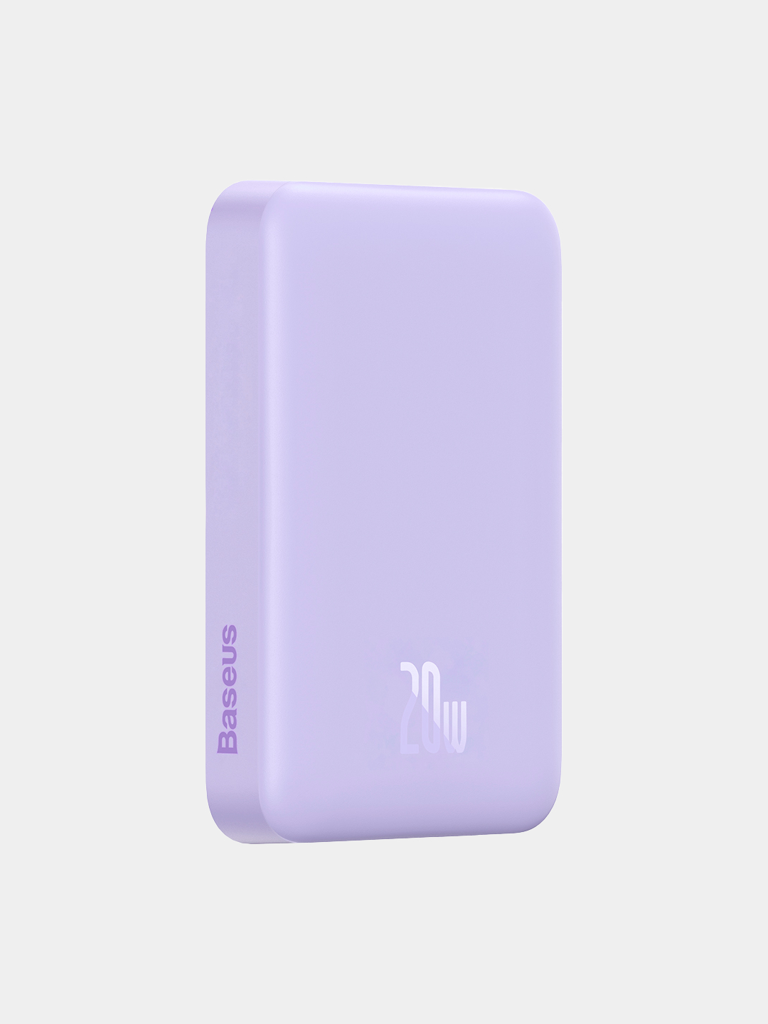 Внешний аккумулятор BASEUS Magnetic Mini 10000mAh, 20W c MagSafe, фиолетовый в Челябинске купить по недорогим ценам с доставкой