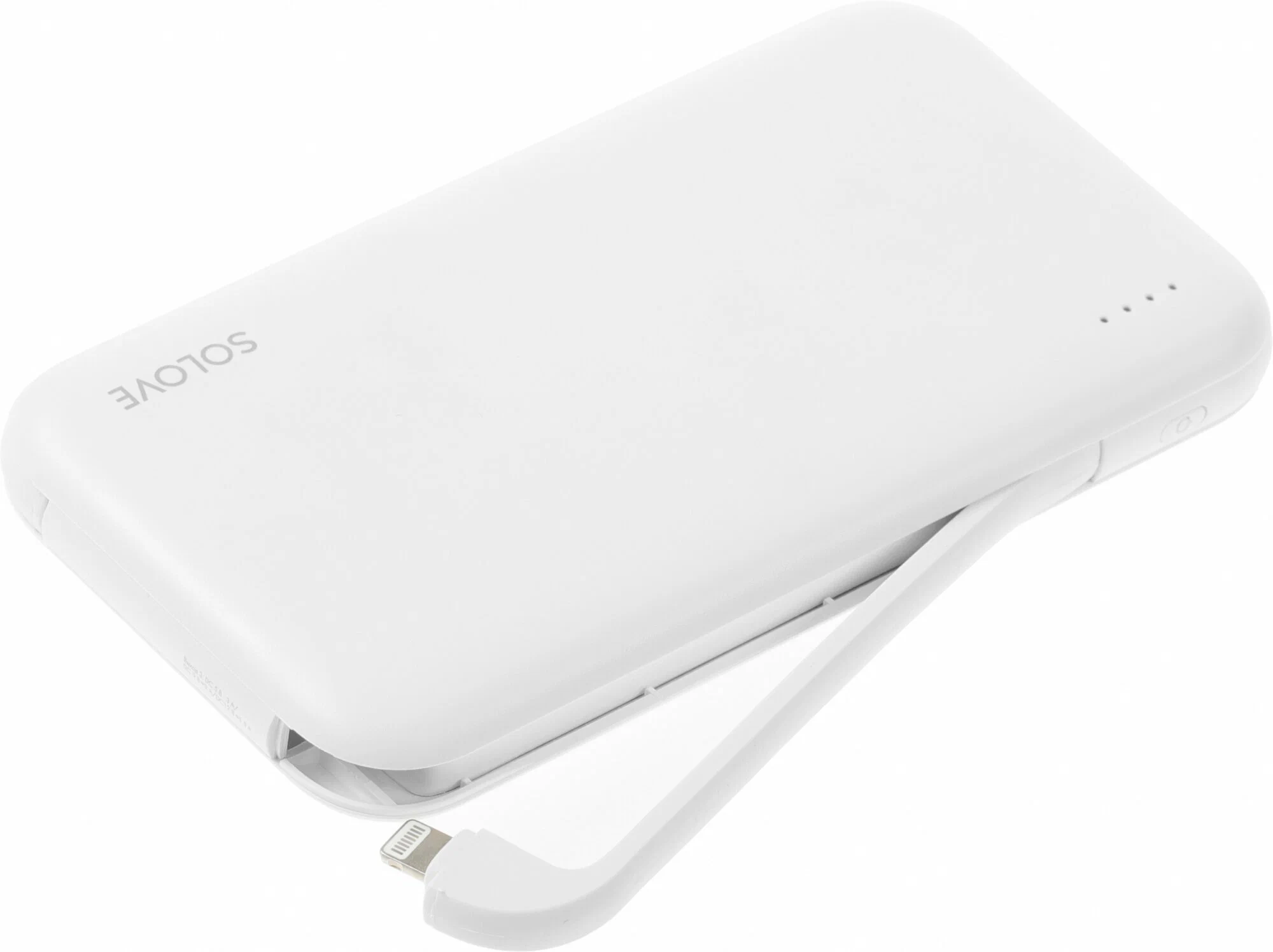 Внешний аккумулятор SOLOVE 10000mAh W7, белый в Челябинске купить по недорогим ценам с доставкой
