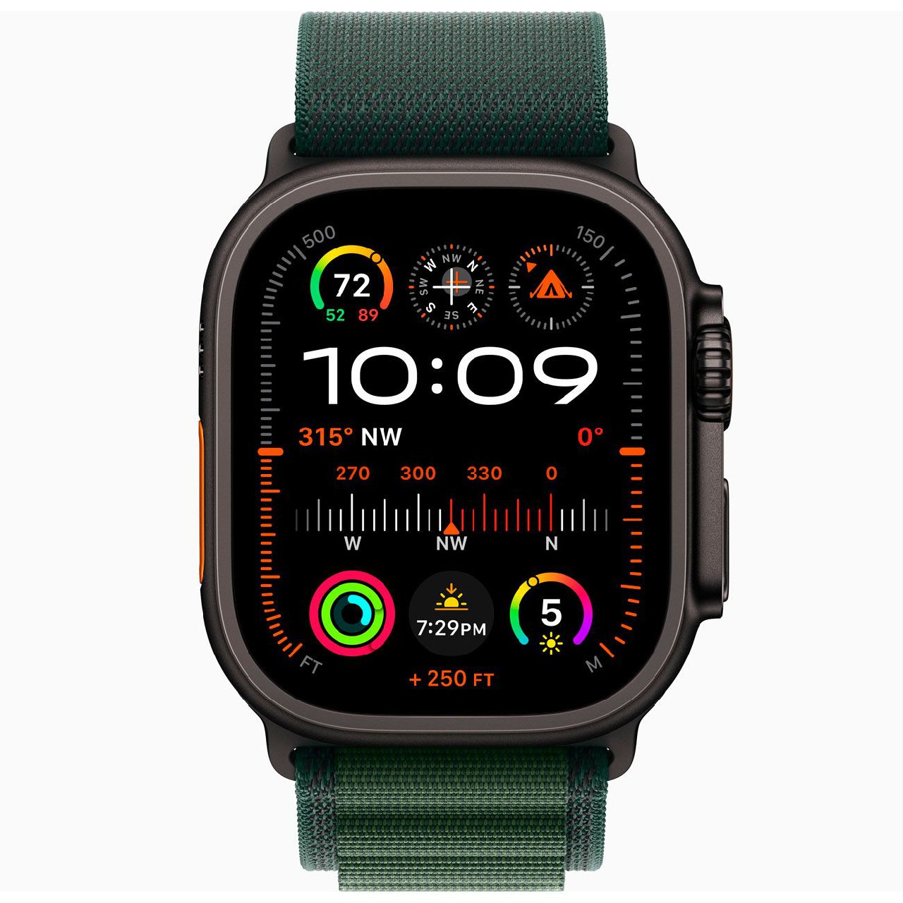 Умные часы Apple Watch Ultra 2 GPS+Cellular 49mm Black Titanium Case with Dark Large Alpine Loop(EU) в Челябинске купить по недорогим ценам с доставкой