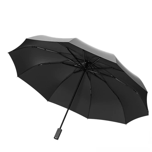 Зонт XiaoMi Zuodu Full Automatic Umbrella Led Black в Челябинске купить по недорогим ценам с доставкой