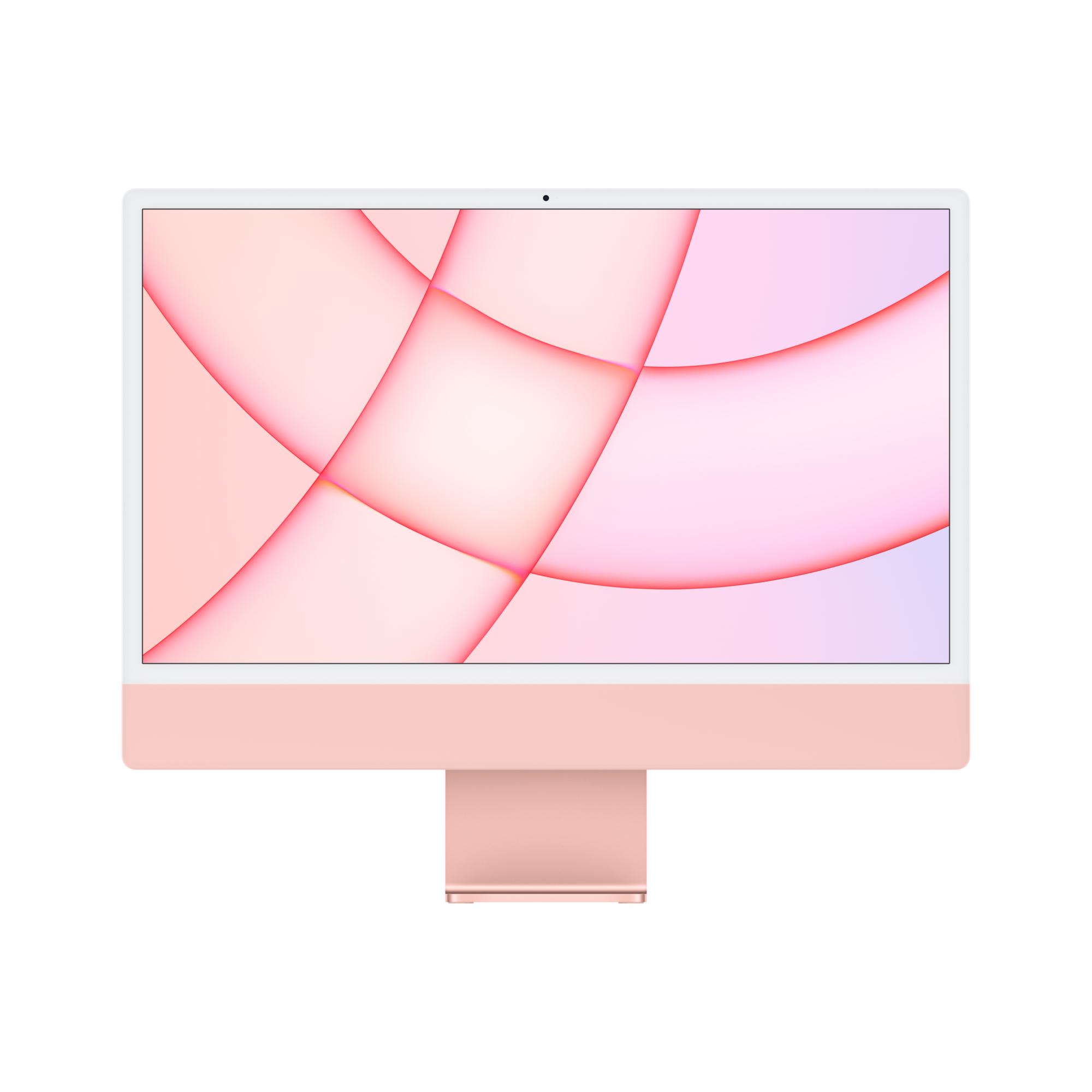 Apple iMac 24" Retina 4,5K, (M3 8C CPU, 10C GPU), 8 ГБ, 512 ГБ SSD, розовый в Челябинске купить по недорогим ценам с доставкой