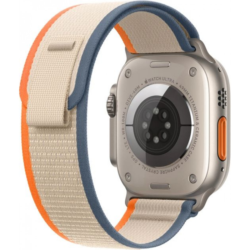Умные часы Apple Watch Ultra 2 GPS+Cellular 49mm Titanium Case with Orange/Beige Trail Loop (EU) в Челябинске купить по недорогим ценам с доставкой