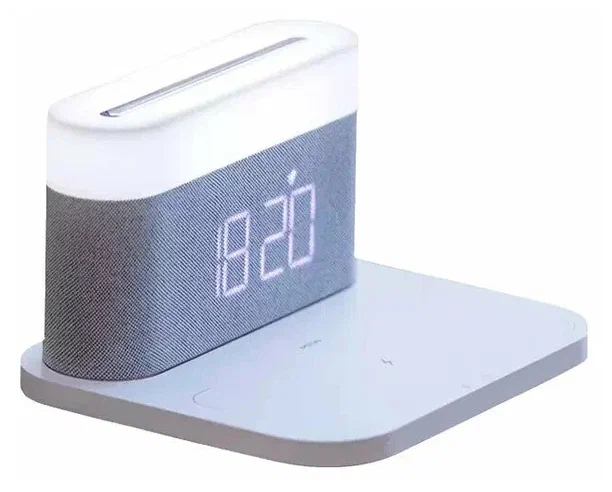 Ночник с часами Youpin VFZ и беспроводной зарядкой (C-WCLL-C01) в Челябинске купить по недорогим ценам с доставкой