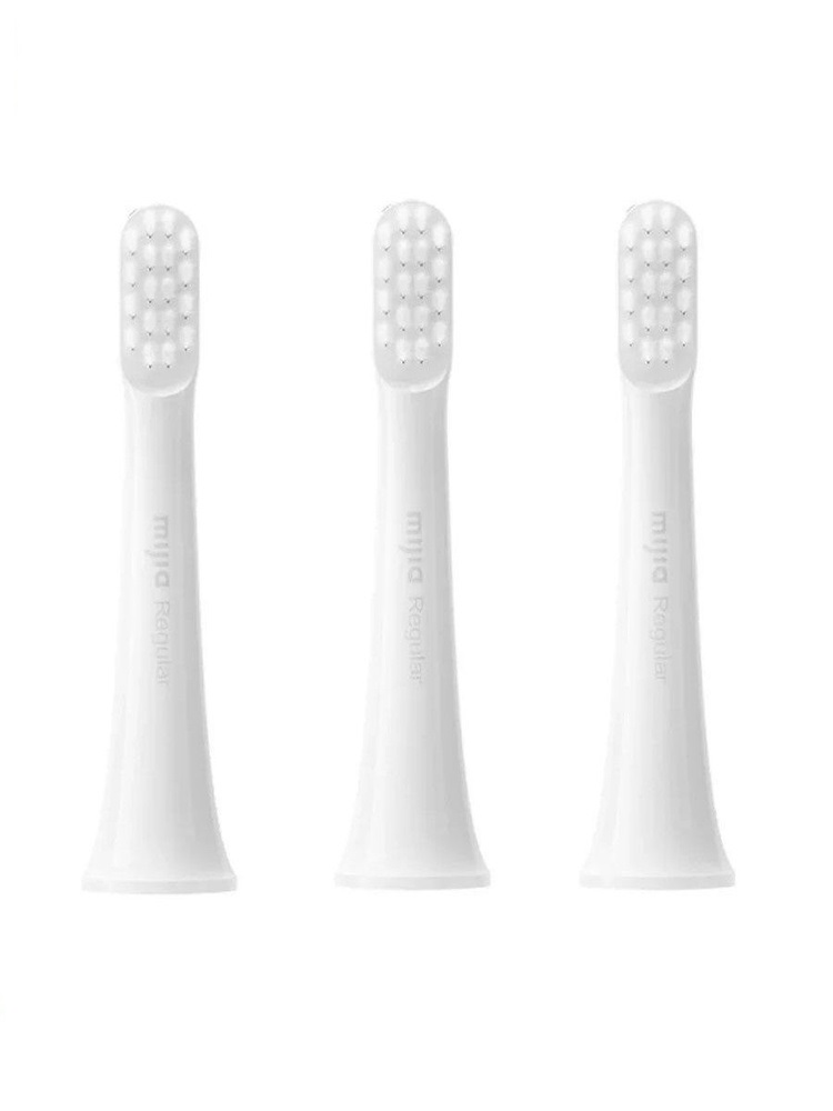 Сменные насадки для зубной щетки Xiaomi Mijia Sonic Electric Toothbrush T100 (3 шт) (MBS302) в Челябинске купить по недорогим ценам с доставкой