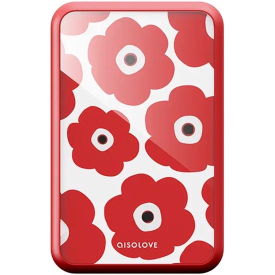 Внешний аккумулятор SOLOVE 10000mAh Magnetic MagSafe 20W QC 3PD 3A (W21), красный в Челябинске купить по недорогим ценам с доставкой