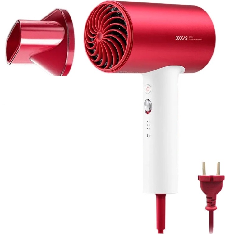 Фен Soocas H5 Red в Челябинске купить по недорогим ценам с доставкой